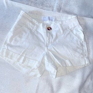 White Short Shorts